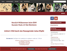 Tablet Screenshot of eurasier-klub.de